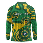 Bowls Australia NAIDOC Week 2026 Personalised Long Sleeve Polo Shirt 50 Years Deadly Kangaroo Indigenous Art