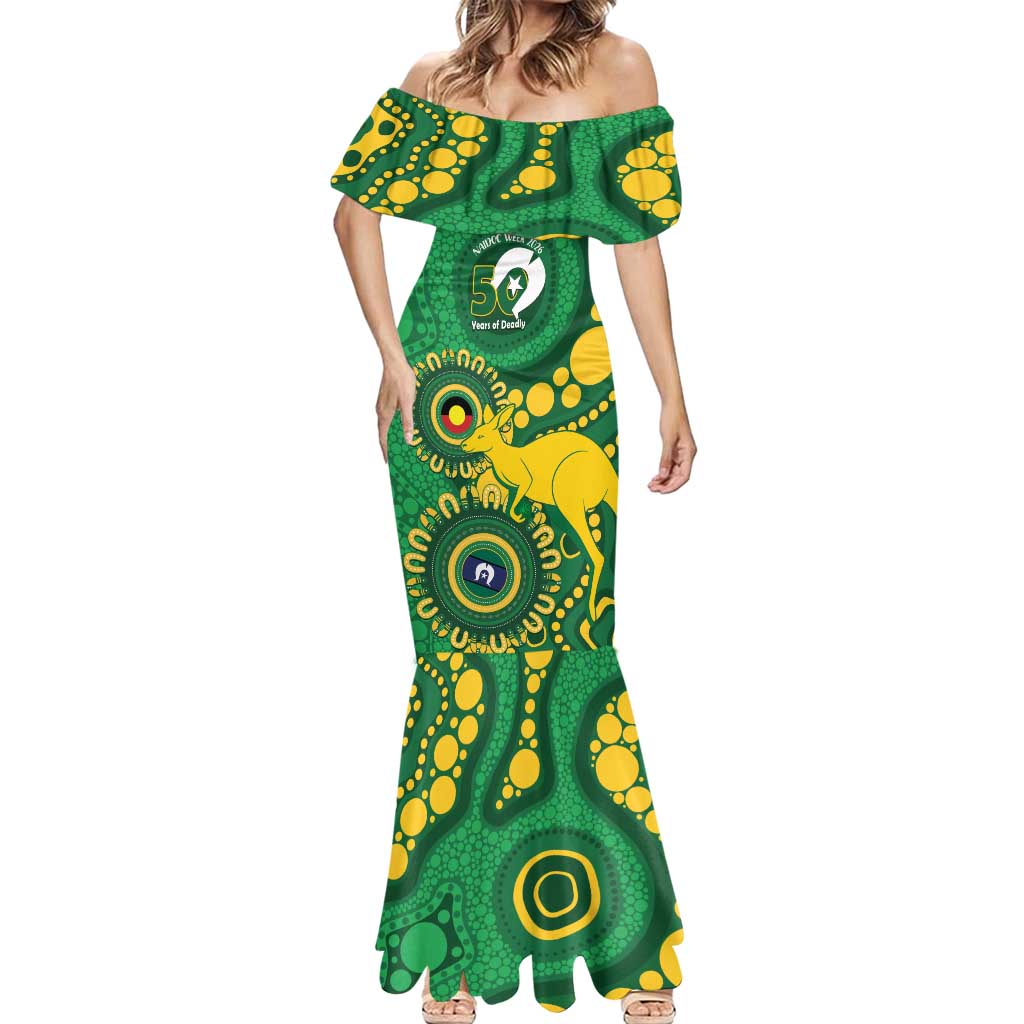 Bowls Australia NAIDOC Week 2026 Personalised Mermaid Dress 50 Years Deadly Kangaroo Indigenous Art