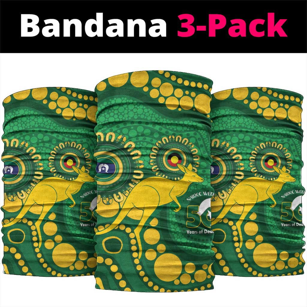 Bowls Australia NAIDOC Week 2026 Neck Gaiter 50 Years Deadly Kangaroo Indigenous Art
