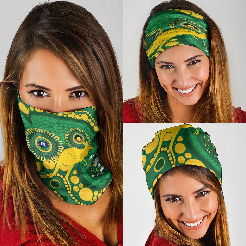 Bowls Australia NAIDOC Week 2026 Neck Gaiter 50 Years Deadly Kangaroo Indigenous Art
