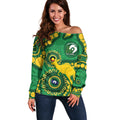 Bowls Australia NAIDOC Week 2026 Personalised Off Shoulder Sweater 50 Years Deadly Kangaroo Indigenous Art