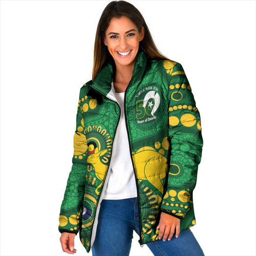 Bowls Australia NAIDOC Week 2026 Personalised Padded Jacket 50 Years Deadly Kangaroo Indigenous Art