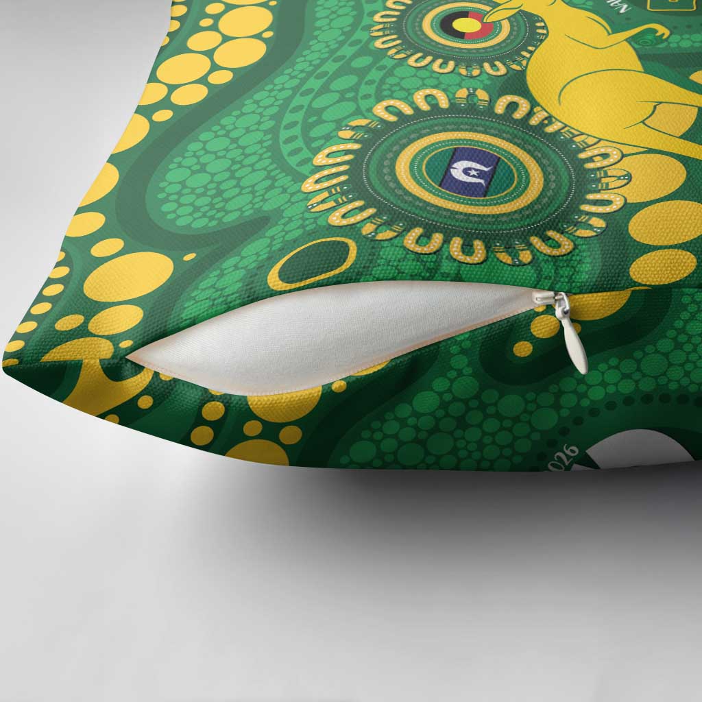Bowls Australia NAIDOC Week 2026 Pillow Cover 50 Years Deadly Kangaroo Indigenous Art
