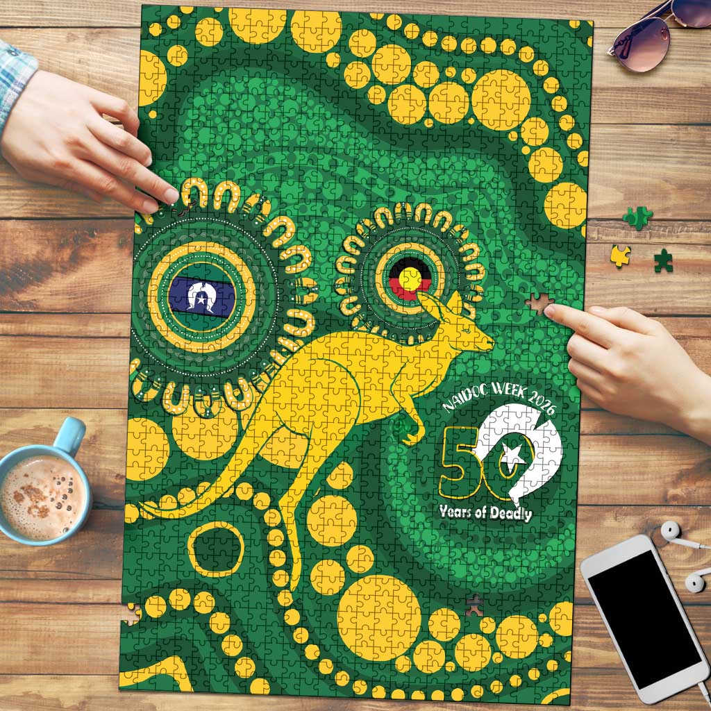 Bowls Australia NAIDOC Week 2026 Puzzle 50 Years Deadly Kangaroo Indigenous Art