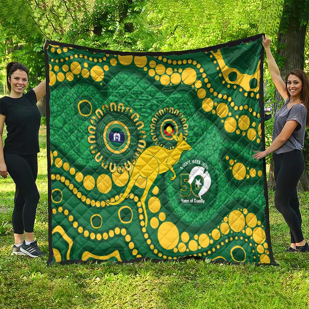 Bowls Australia NAIDOC Week 2026 Quilt 50 Years Deadly Kangaroo Indigenous Art