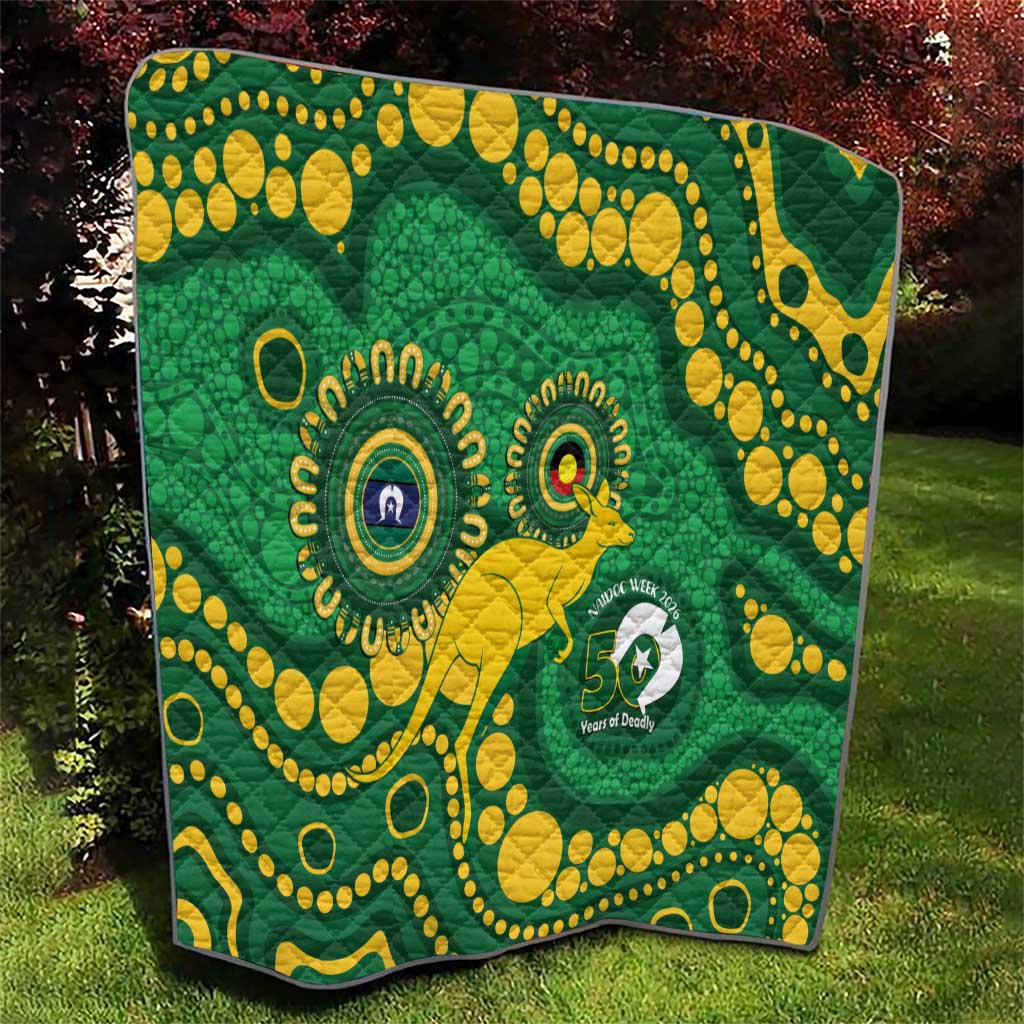 Bowls Australia NAIDOC Week 2026 Quilt 50 Years Deadly Kangaroo Indigenous Art