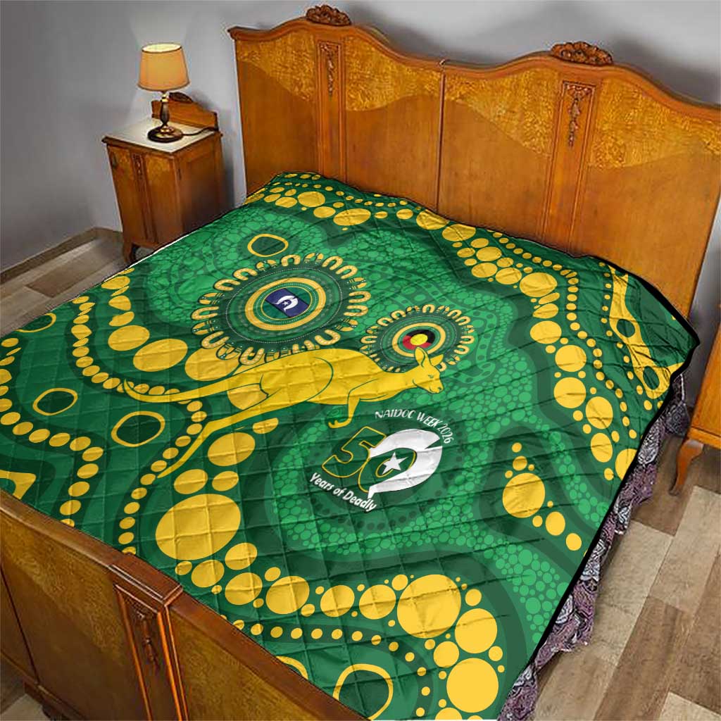 Bowls Australia NAIDOC Week 2026 Quilt 50 Years Deadly Kangaroo Indigenous Art