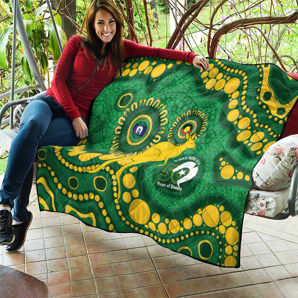 Bowls Australia NAIDOC Week 2026 Quilt 50 Years Deadly Kangaroo Indigenous Art