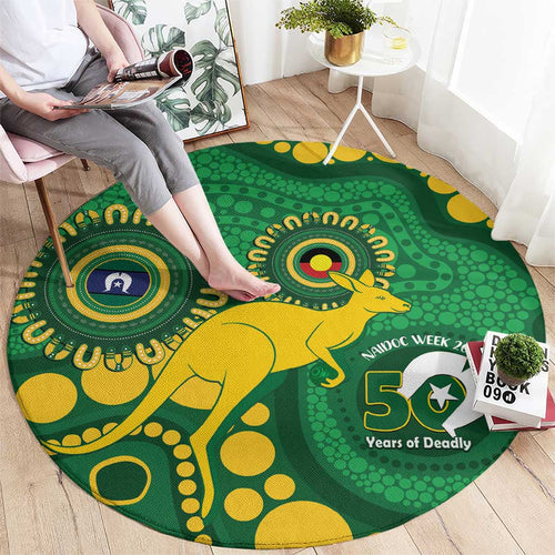 Bowls Australia NAIDOC Week 2026 Round Carpet 50 Years Deadly Kangaroo Indigenous Art