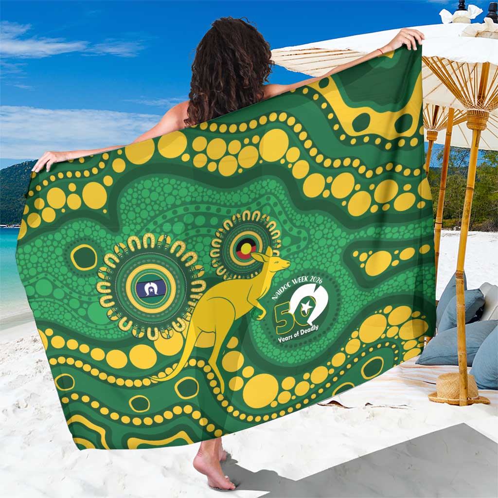 Bowls Australia NAIDOC Week 2026 Sarong 50 Years Deadly Kangaroo Indigenous Art