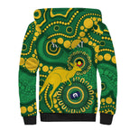 Bowls Australia NAIDOC Week 2026 Personalised Sherpa Hoodie 50 Years Deadly Kangaroo Indigenous Art