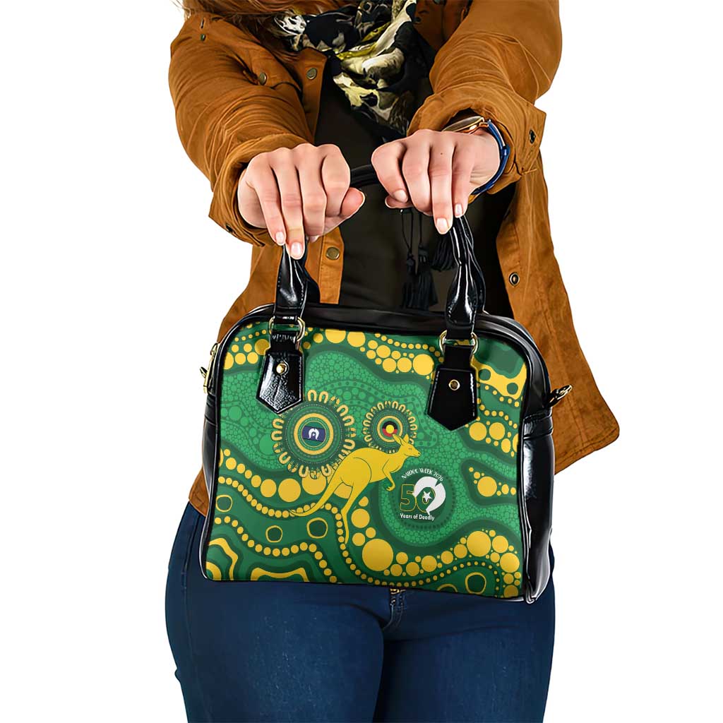 Bowls Australia NAIDOC Week 2026 Shoulder Handbag 50 Years Deadly Kangaroo Indigenous Art