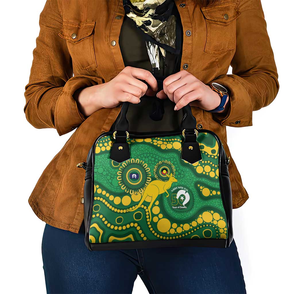 Bowls Australia NAIDOC Week 2026 Shoulder Handbag 50 Years Deadly Kangaroo Indigenous Art