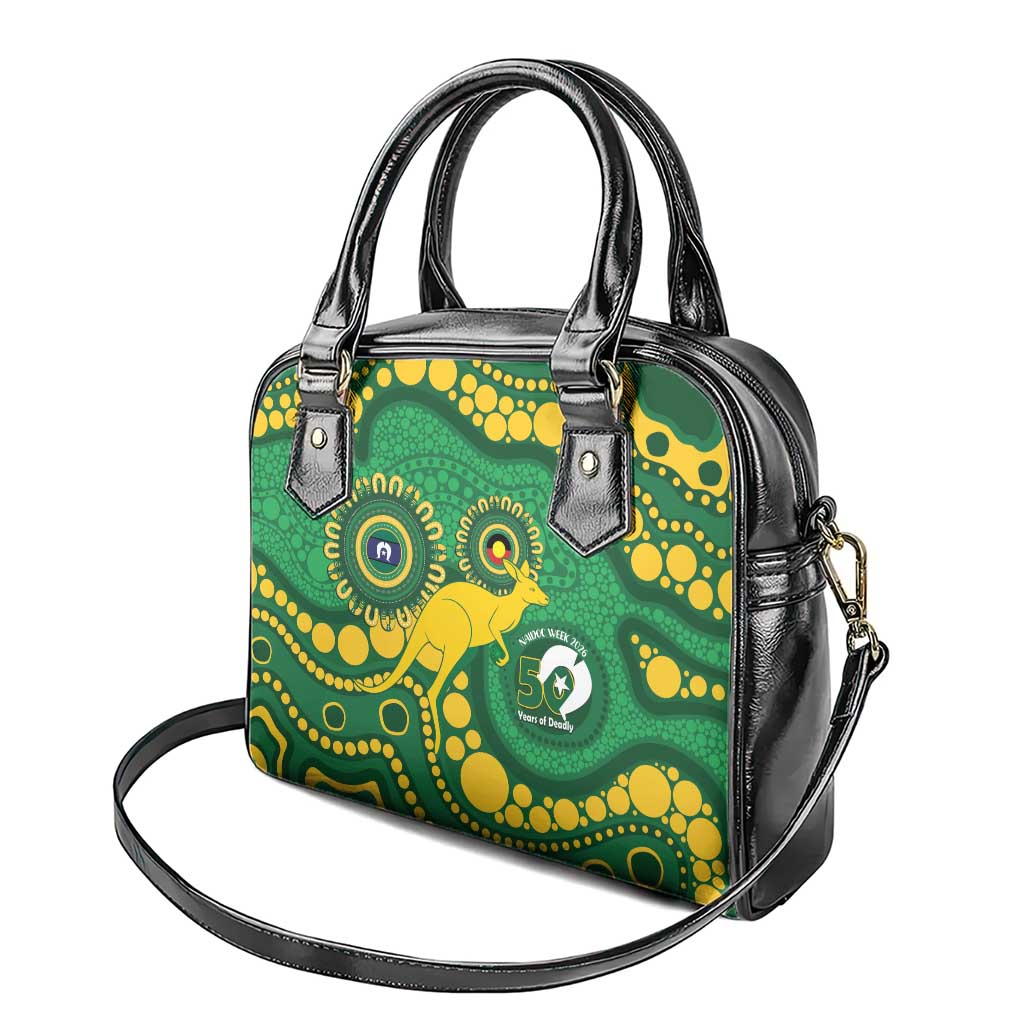 Bowls Australia NAIDOC Week 2026 Shoulder Handbag 50 Years Deadly Kangaroo Indigenous Art