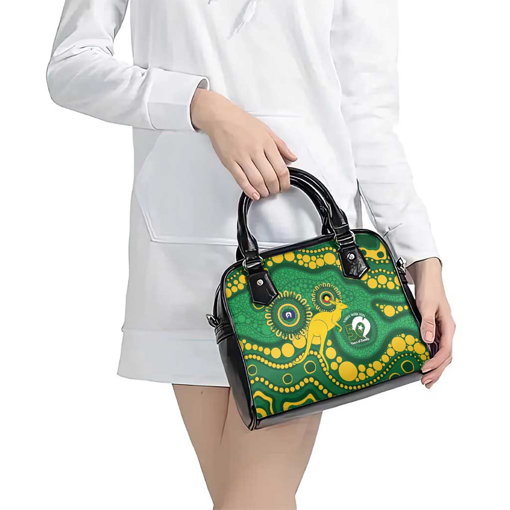Bowls Australia NAIDOC Week 2026 Shoulder Handbag 50 Years Deadly Kangaroo Indigenous Art