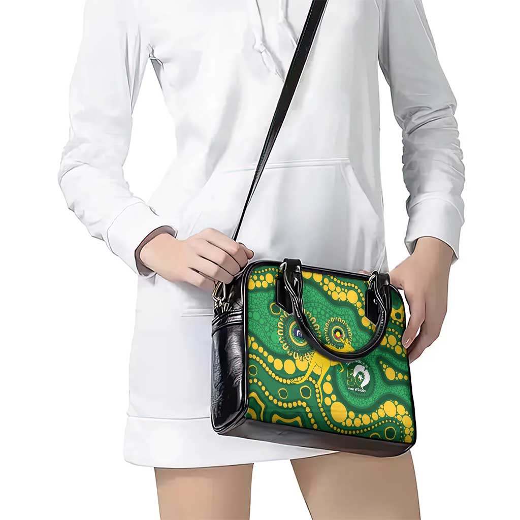 Bowls Australia NAIDOC Week 2026 Shoulder Handbag 50 Years Deadly Kangaroo Indigenous Art