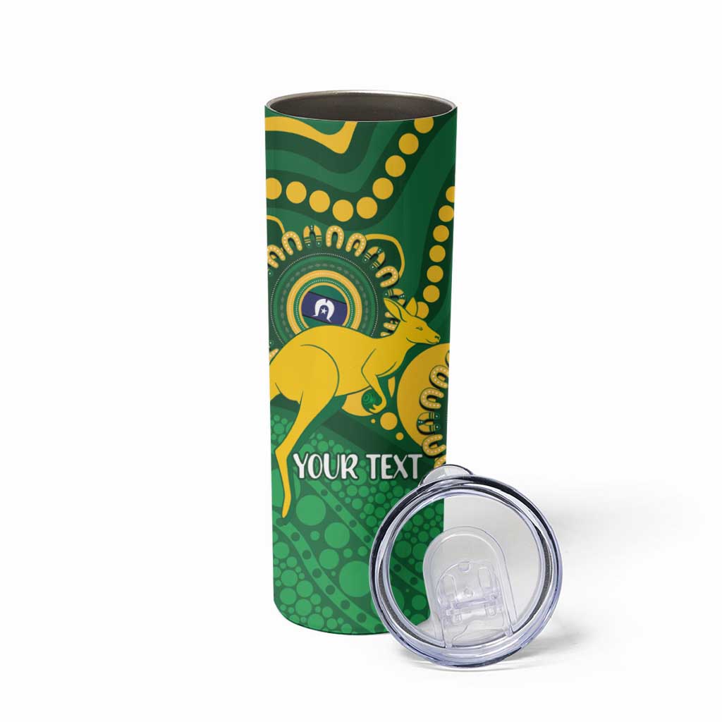 Bowls Australia NAIDOC Week 2026 Personalised Skinny Tumbler 50 Years Deadly Kangaroo Indigenous Art