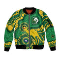 Bowls Australia NAIDOC Week 2026 Personalised Sleeve Zip Bomber Jacket 50 Years Deadly Kangaroo Indigenous Art