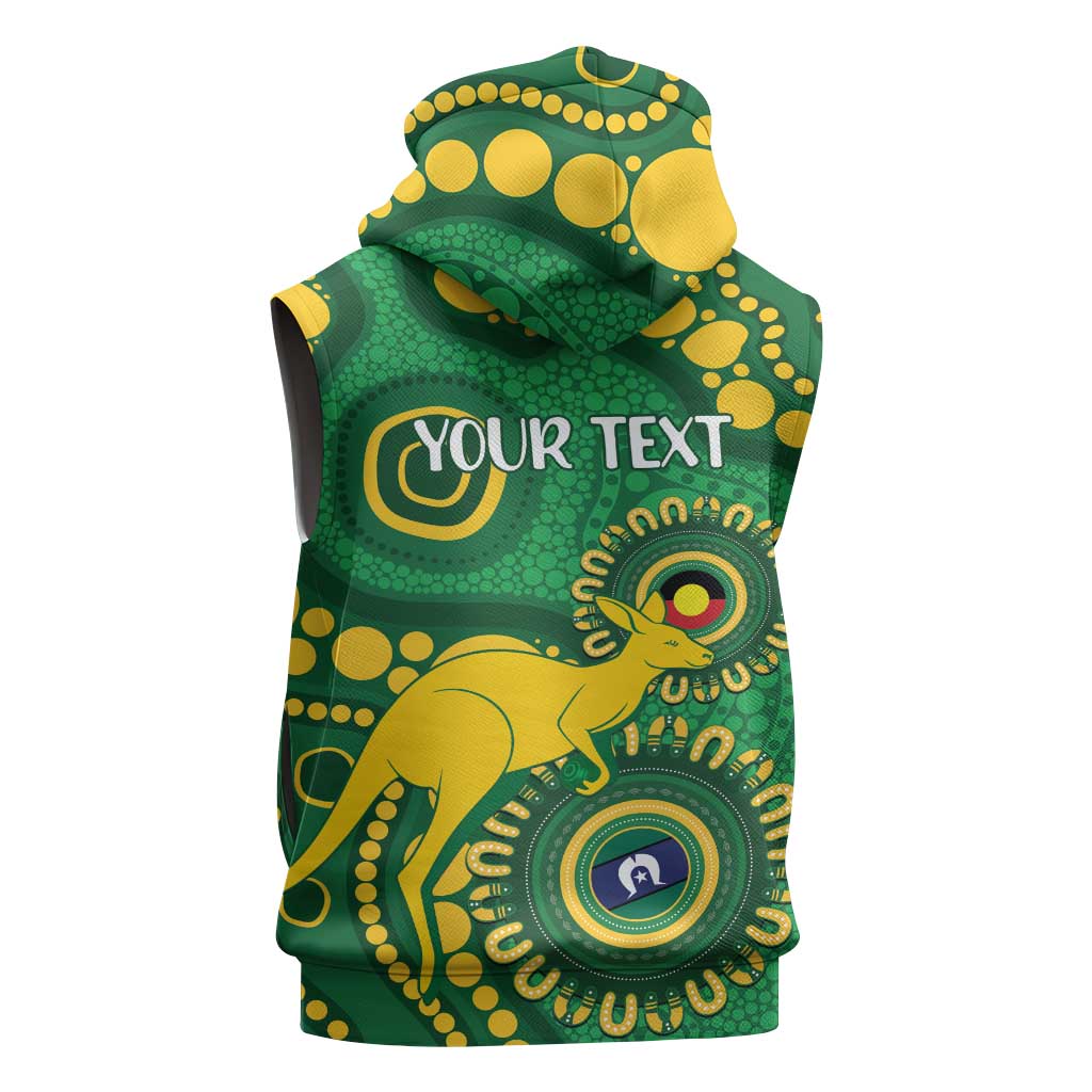 Bowls Australia NAIDOC Week 2026 Personalised Sleeveless Hoodie 50 Years Deadly Kangaroo Indigenous Art