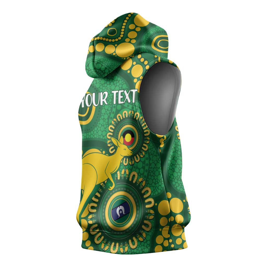 Bowls Australia NAIDOC Week 2026 Personalised Sleeveless Hoodie 50 Years Deadly Kangaroo Indigenous Art
