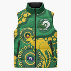 Bowls Australia NAIDOC Week 2026 Personalised Sleeveless Puffer Jacket 50 Years Deadly Kangaroo Indigenous Art