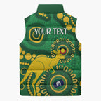Bowls Australia NAIDOC Week 2026 Personalised Sleeveless Puffer Jacket 50 Years Deadly Kangaroo Indigenous Art