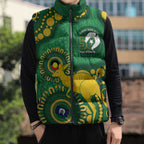 Bowls Australia NAIDOC Week 2026 Personalised Sleeveless Puffer Jacket 50 Years Deadly Kangaroo Indigenous Art