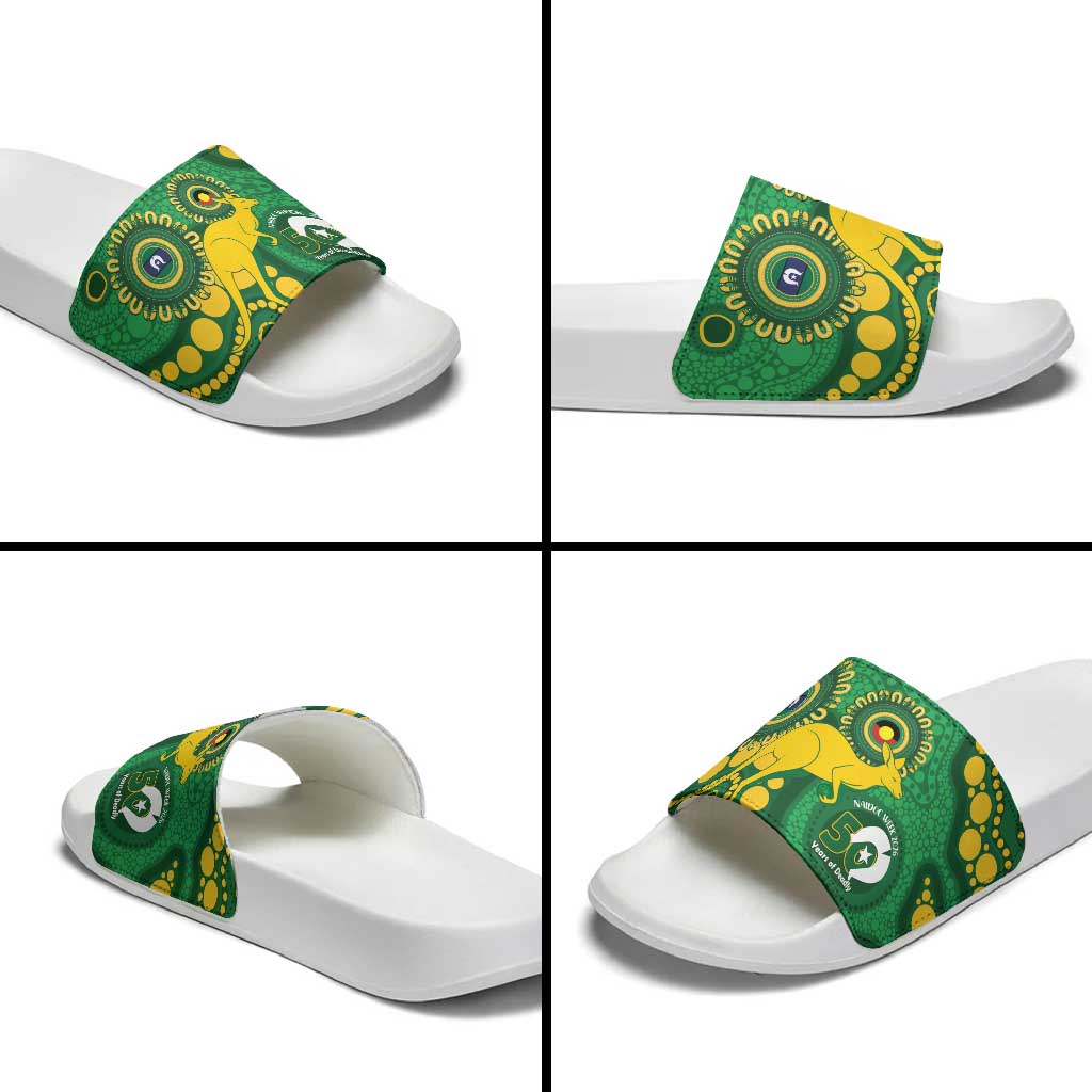 Bowls Australia NAIDOC Week 2026 Slide Sandals 50 Years Deadly Kangaroo Indigenous Art