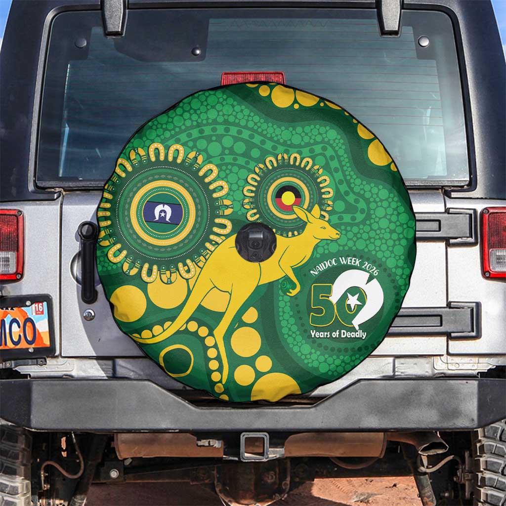 Bowls Australia NAIDOC Week 2026 Spare Tire Cover 50 Years Deadly Kangaroo Indigenous Art