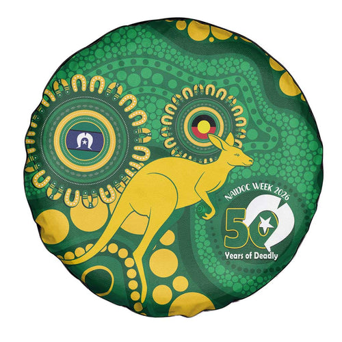Bowls Australia NAIDOC Week 2026 Spare Tire Cover 50 Years Deadly Kangaroo Indigenous Art