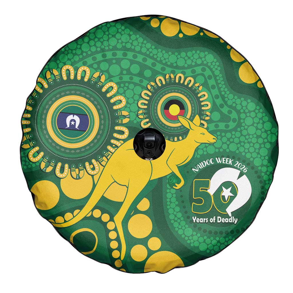 Bowls Australia NAIDOC Week 2026 Spare Tire Cover 50 Years Deadly Kangaroo Indigenous Art