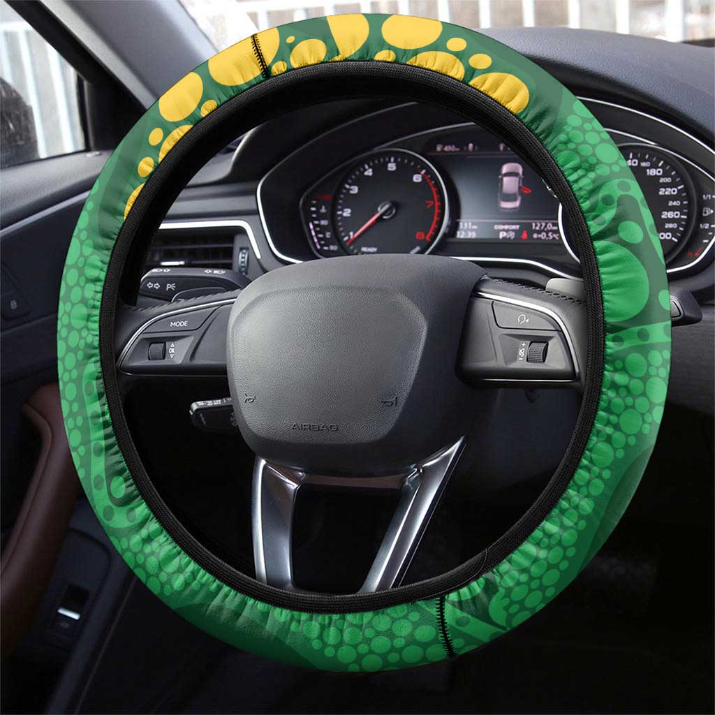 Bowls Australia NAIDOC Week 2026 Steering Wheel Cover 50 Years Deadly Kangaroo Indigenous Art