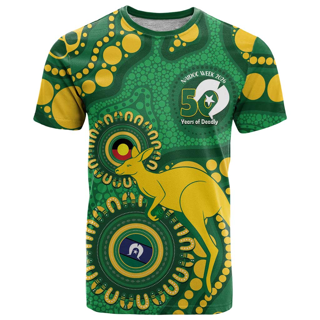 Bowls Australia NAIDOC Week 2026 Personalised T Shirt 50 Years Deadly Kangaroo Indigenous Art