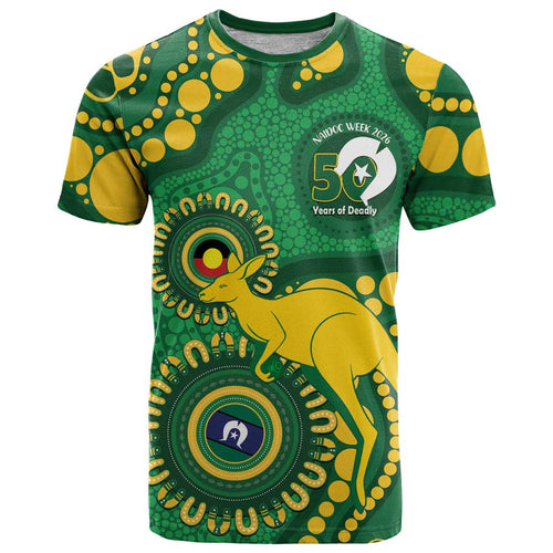 Bowls Australia NAIDOC Week 2026 Personalised T Shirt 50 Years Deadly Kangaroo Indigenous Art