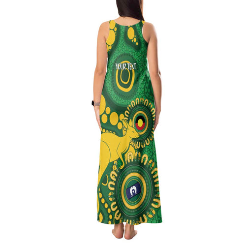 Bowls Australia NAIDOC Week 2026 Personalised Tank Maxi Dress 50 Years Deadly Kangaroo Indigenous Art