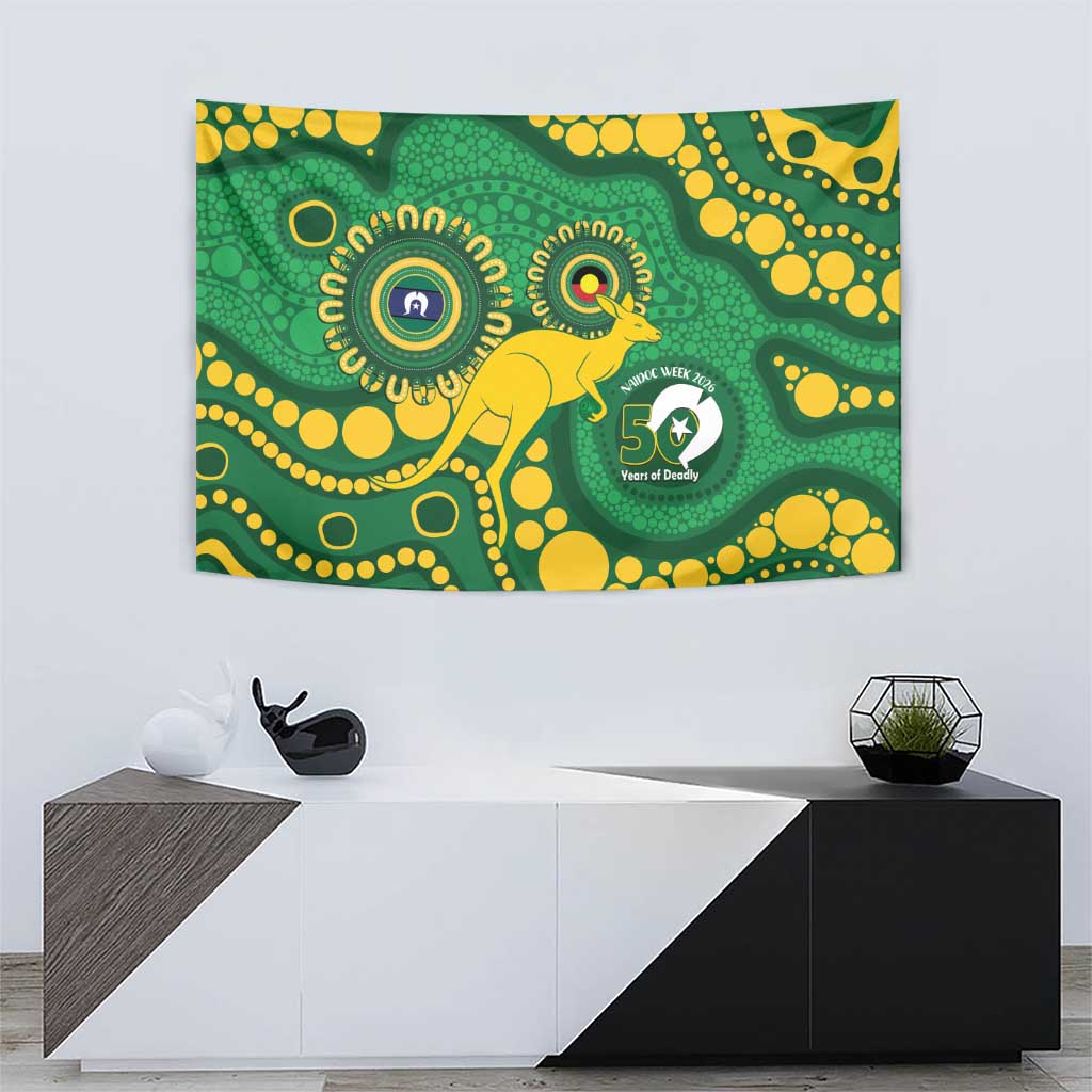 Bowls Australia NAIDOC Week 2026 Tapestry 50 Years Deadly Kangaroo Indigenous Art