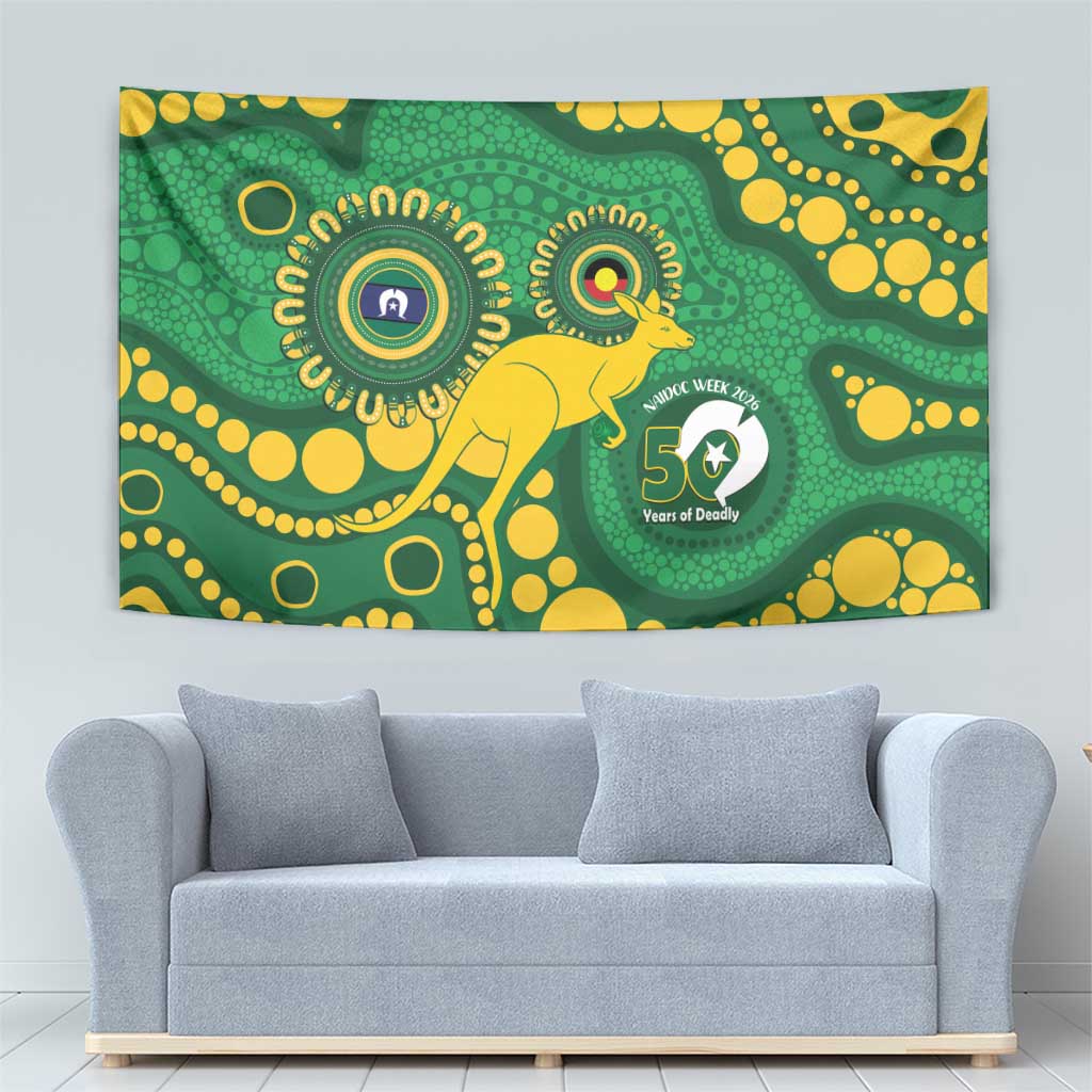 Bowls Australia NAIDOC Week 2026 Tapestry 50 Years Deadly Kangaroo Indigenous Art