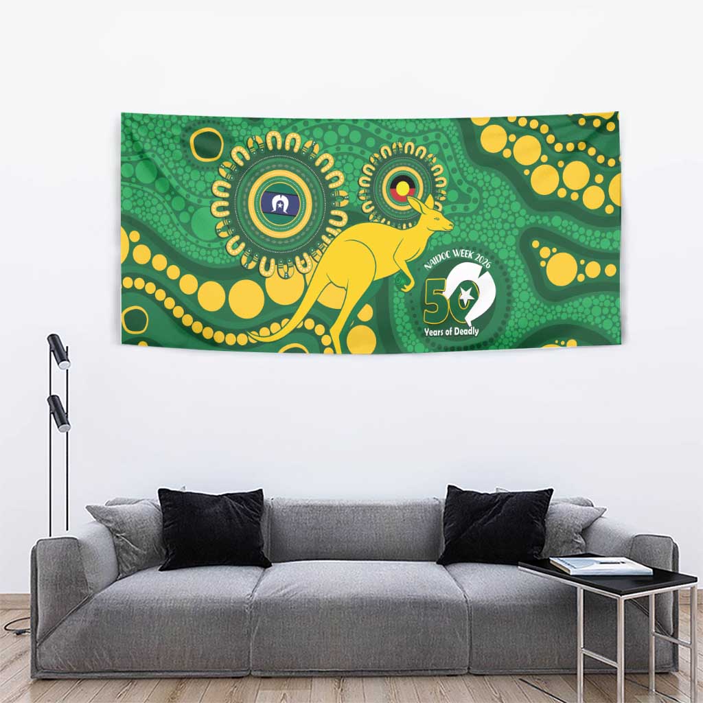 Bowls Australia NAIDOC Week 2026 Tapestry 50 Years Deadly Kangaroo Indigenous Art