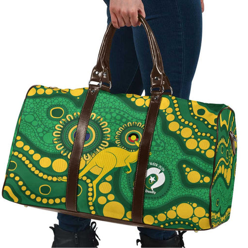 Bowls Australia NAIDOC Week 2026 Travel Bag 50 Years Deadly Kangaroo Indigenous Art