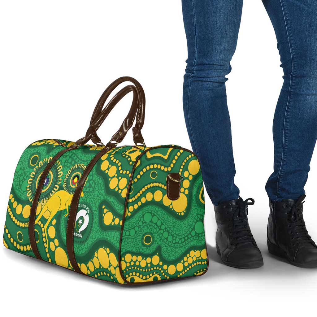 Bowls Australia NAIDOC Week 2026 Travel Bag 50 Years Deadly Kangaroo Indigenous Art