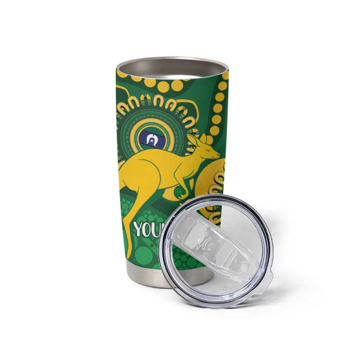 Bowls Australia NAIDOC Week 2026 Personalised Tumbler Cup 50 Years Deadly Kangaroo Indigenous Art