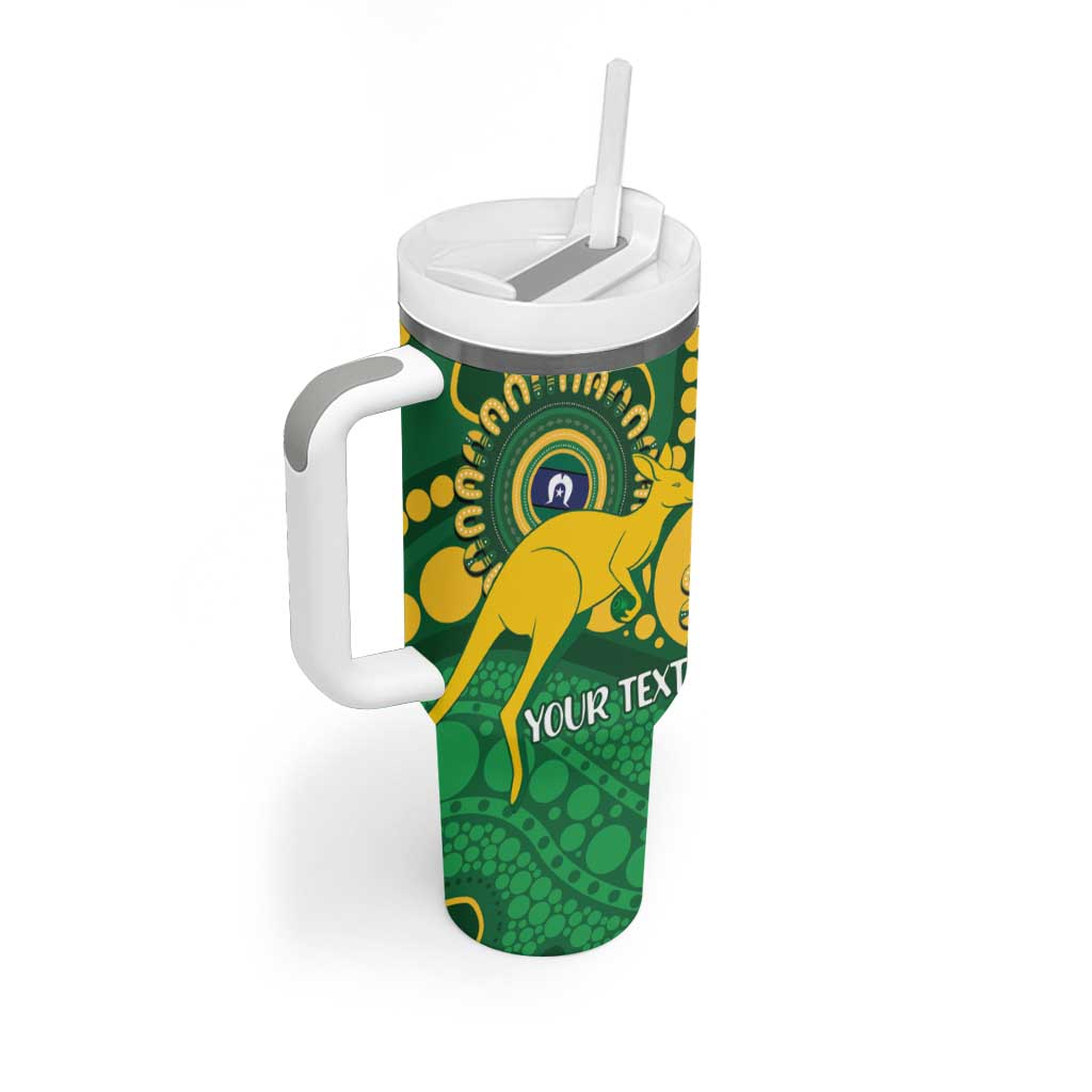 Bowls Australia NAIDOC Week 2026 Personalised Tumbler With Handle 50 Years Deadly Kangaroo Indigenous Art
