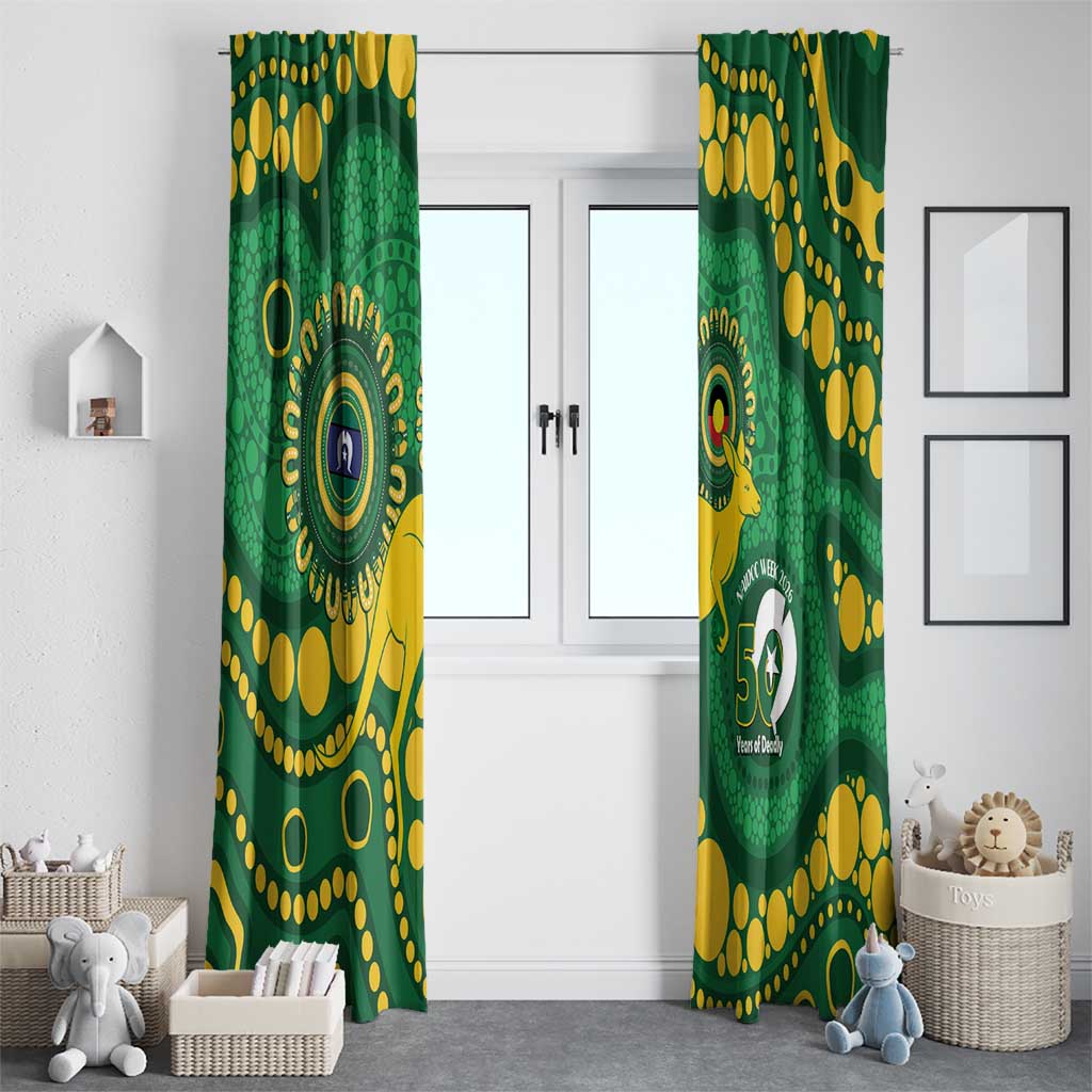 Bowls Australia NAIDOC Week 2026 Window Curtain 50 Years Deadly Kangaroo Indigenous Art