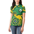 Bowls Australia NAIDOC Week 2026 Personalised Women Polo Shirt 50 Years Deadly Kangaroo Indigenous Art