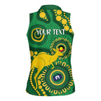 Bowls Australia NAIDOC Week 2026 Personalised Women Sleeveless Polo Shirt 50 Years Deadly Kangaroo Indigenous Art