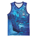 Kuri New Zealand Matariki Basketball Jersey Aotearoa Dog Waka Maori New Year Galaxy Vibes