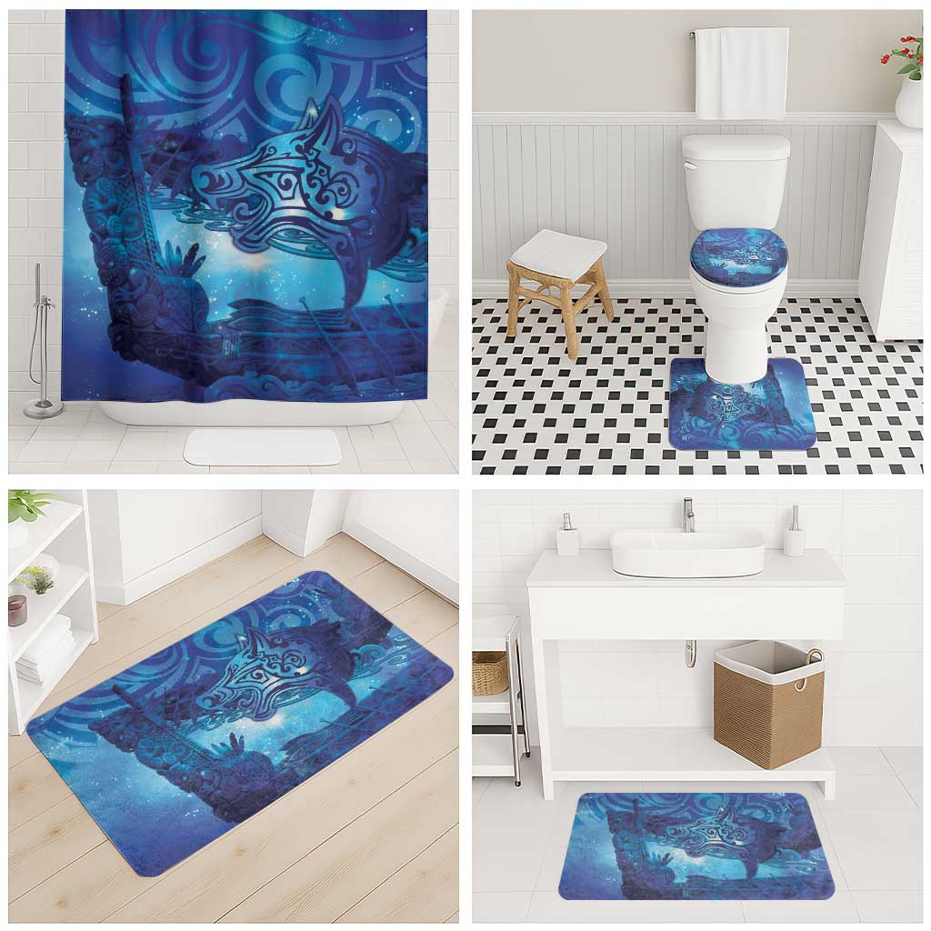 Kuri New Zealand Matariki Bathroom Set Aotearoa Dog Waka Maori New Year Galaxy Vibes