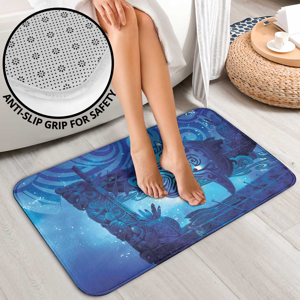 Kuri New Zealand Matariki Bathroom Set Aotearoa Dog Waka Maori New Year Galaxy Vibes