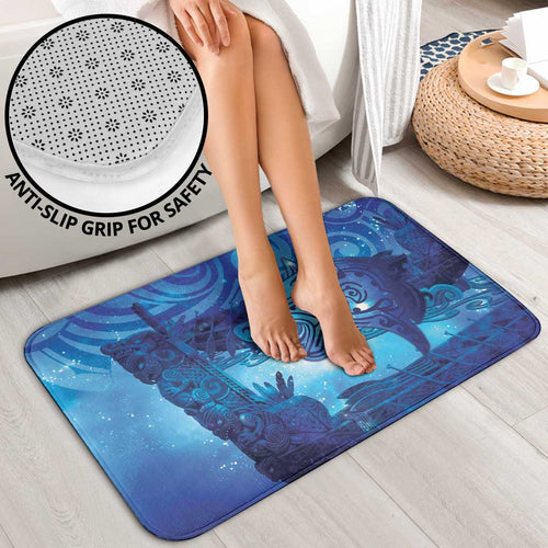 Kuri New Zealand Matariki Bathroom Set Aotearoa Dog Waka Maori New Year Galaxy Vibes