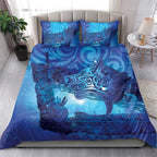 Kuri New Zealand Matariki Bedding Set Aotearoa Dog Waka Maori New Year Galaxy Vibes